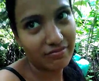 Cute Sexy Girl With Lover In Jungle Desi Outdoor Sex
