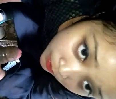Cute Office Slutty Girl Blowjob In Backyard