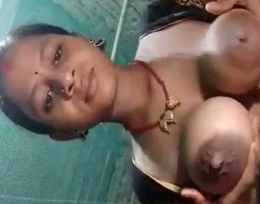 Village Big Tits Busty Bhabhi Nude Selfie Video