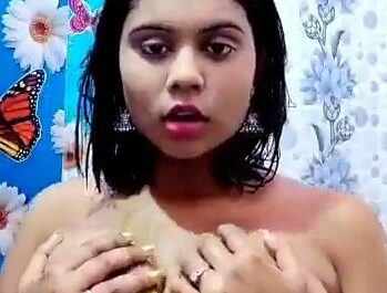 Busty Bangla Model Sameera Hot Bathing Clip