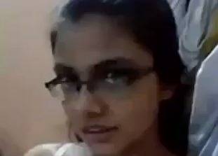 Nerdy Indian Sexy Girl Veggie Sex Fun