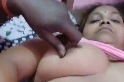 Desi Chubby Aunty Rubbing Pussy While Fucking