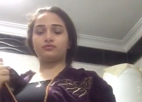 Cute Sexy Punjabi Girl Sucking Her Own Boobs