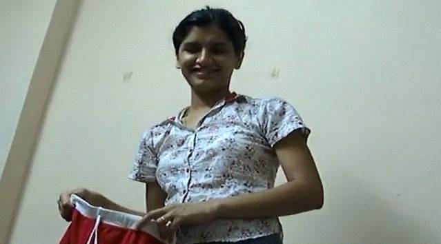 Indian Neighbor Sexy Teen Girl Wearing Clothes After Sex