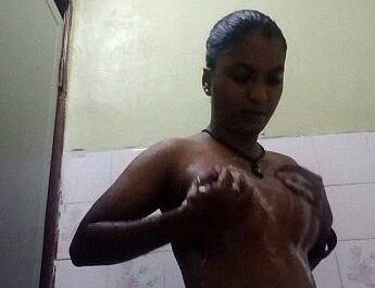 Tamil Naked Boob Lathering In Shower Bathroom Desi Mms Video