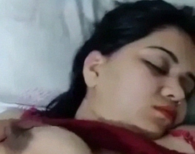 Bhabhi Pretend To Be Asleep While Pervert Devar Fondles Her Sexy Boobs