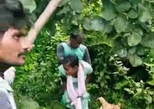 Poor Village Girl Fucked Hard By A Gang Outdoor In The Forest