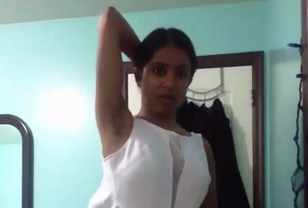 Sexy Horny Desi Babe Stripping For Her Pervert Bf Video
